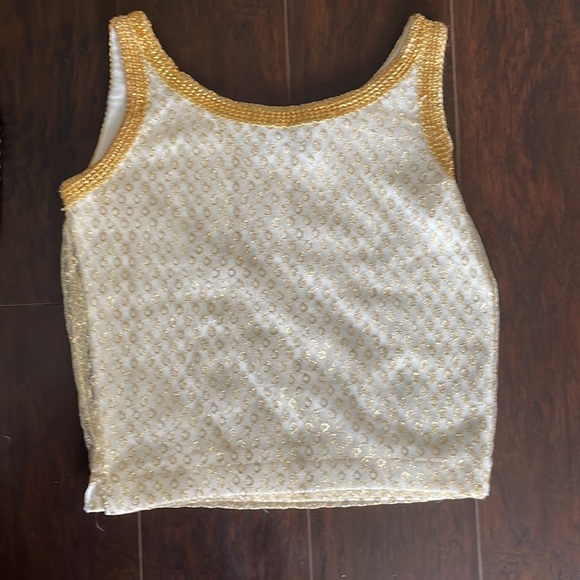 Vintage Park Storyk gold mesh sleeveless sweater - Picture 3 of 6
